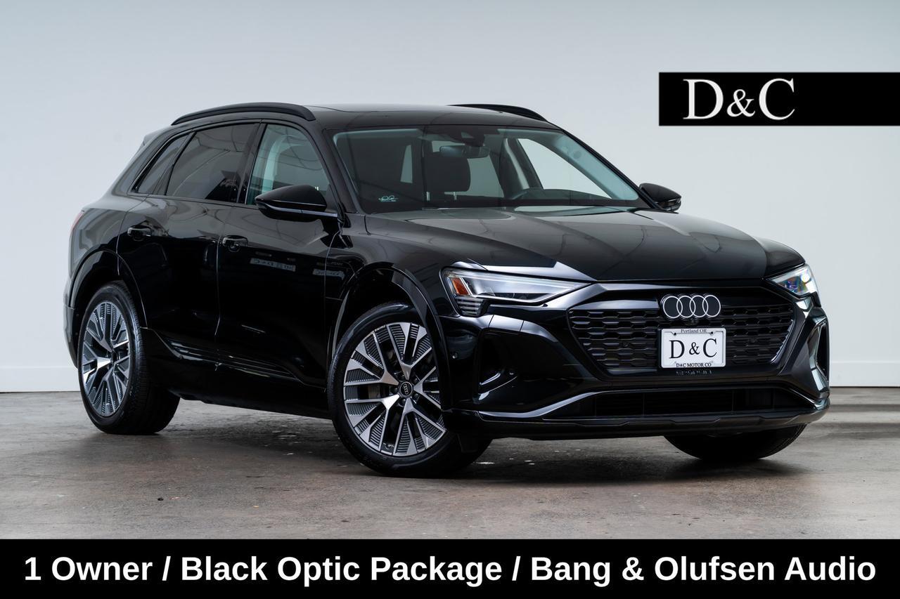 2024 Audi Q8 e-tron Prestige 1 Owner / Black Optic Package / Bang &amp; Olufsen Aud