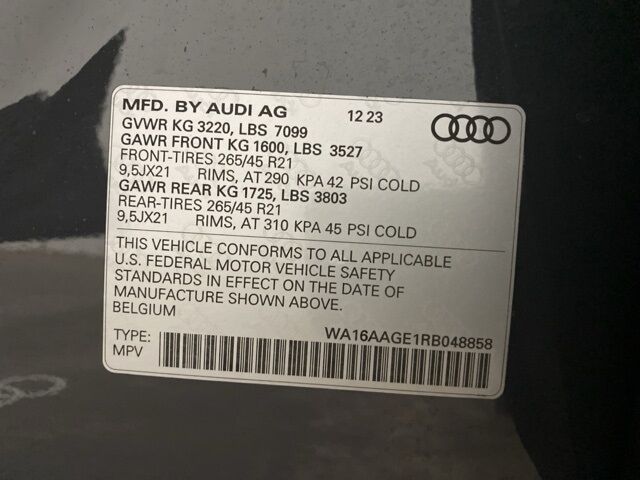 2024 Audi Q8 e-tron Prestige Dallas TX