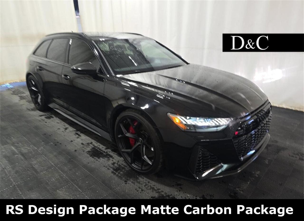 2024 Audi RS 6 Avant performance 4.0T quattro RS Design Package Matte Carbon Package
