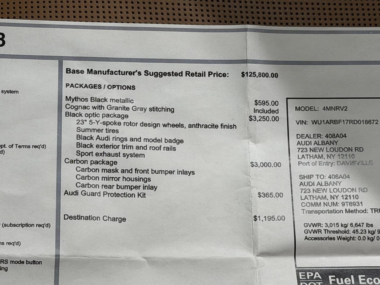 2024 Audi RS Q8 4.0T Newark DE