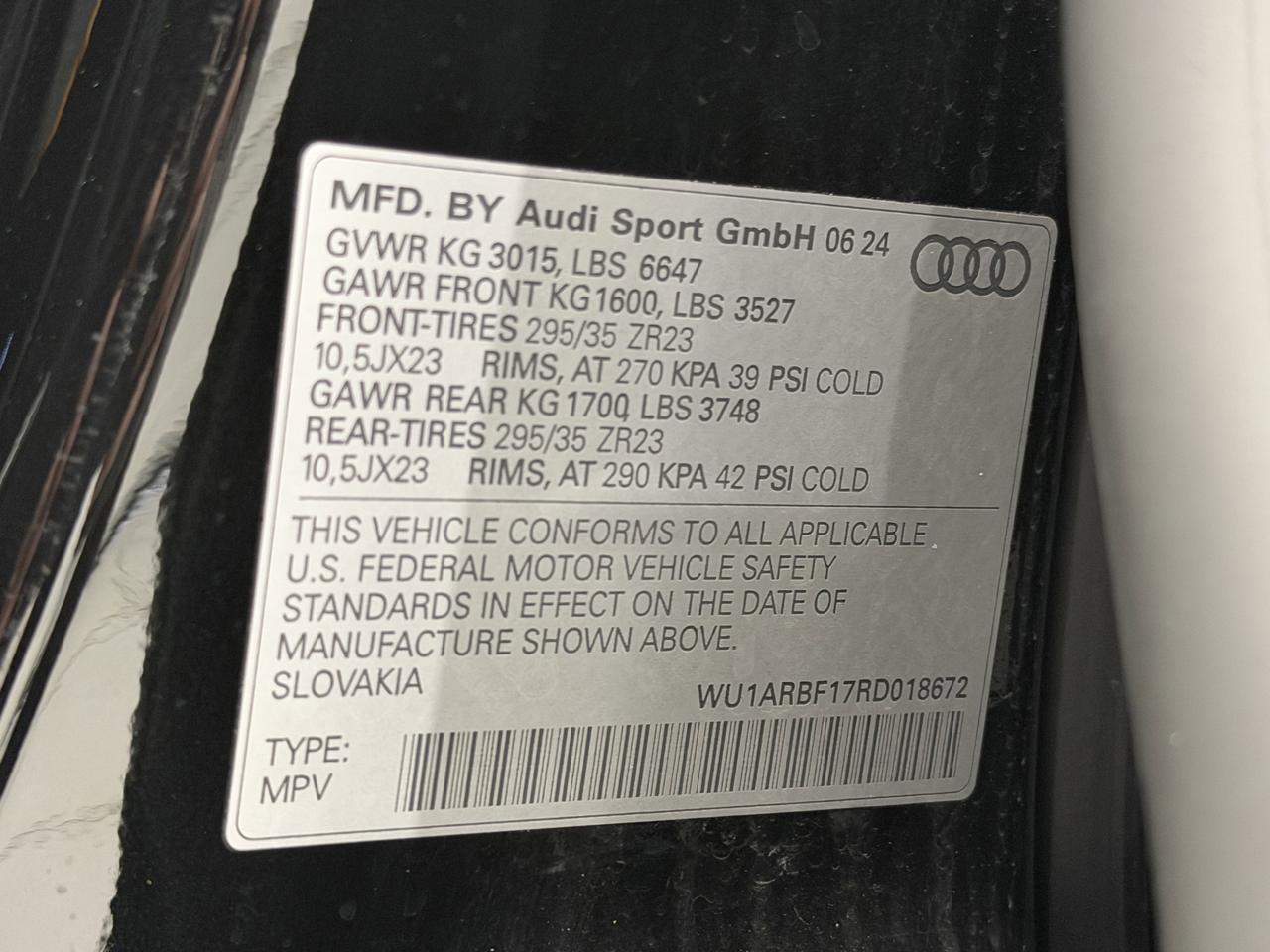 2024 Audi RS Q8 4.0T Newark DE