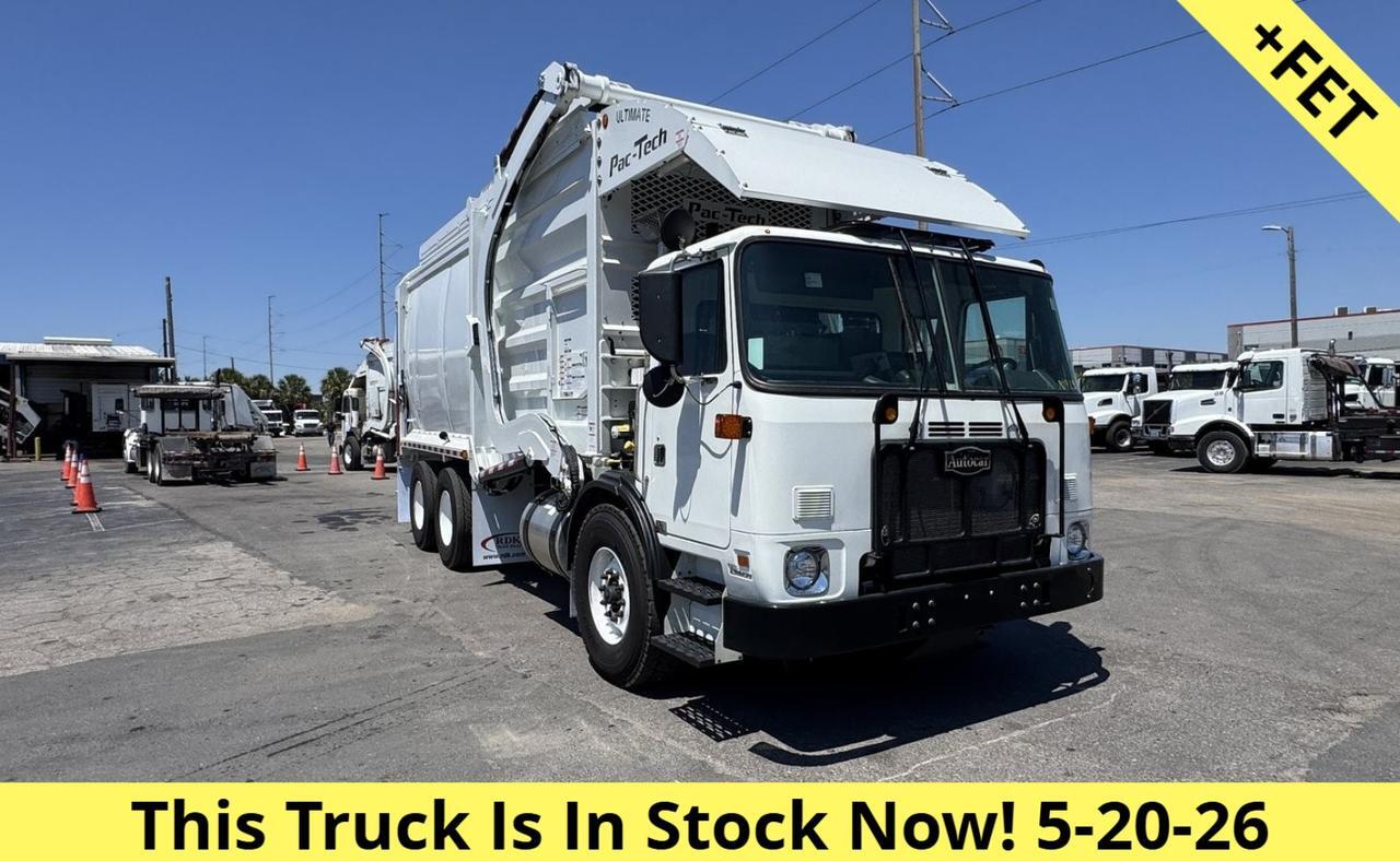 2024 Autocar ACX64 40 Yard Pac Tech Front Loader Garbage Truck