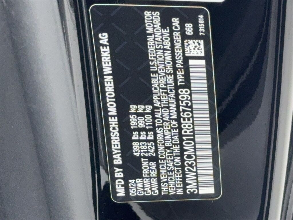 2024 BMW 2 Series 230i SPORT LINE,NAV,CAM,SUNROOF,BLIND SPOT Plano TX