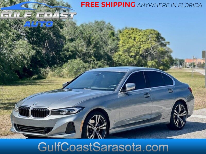 2024 BMW 3 SERIES 330i LEATHER SUNROOF NEW TIRES FL CAR WARRANTY FREE SHIPPING IN FLORIDA