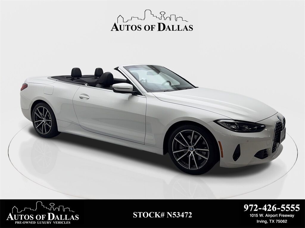 2024 BMW 4 Series 430i Convertible NAV,CAM,HTD STS,BLIND SPOT Irving TX