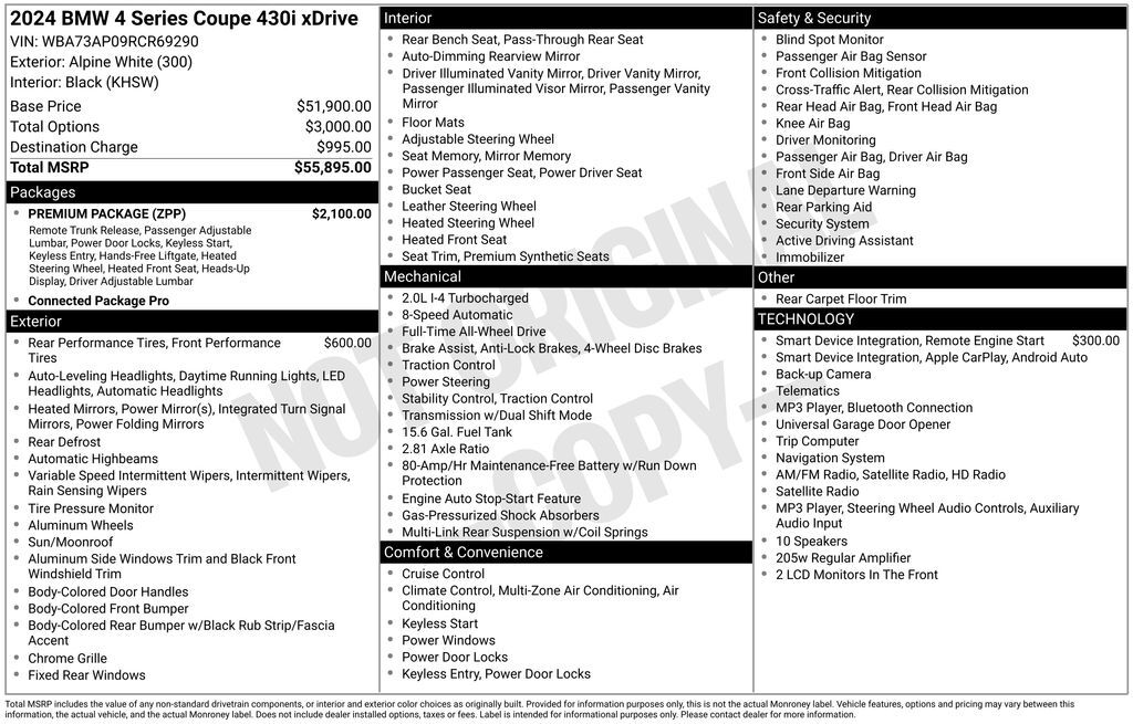 2024 BMW 4 Series 430i xDrive San Clemente CA