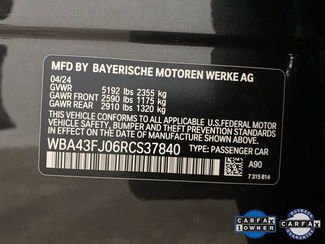 2024 BMW 5 Series 530i Dallas TX