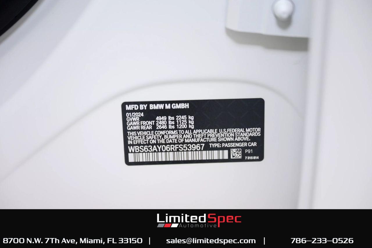 2024 BMW M3 CS Sedan 4D Miami FL
