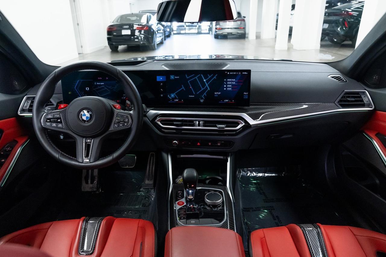 2024 BMW M3 Competition 1 Owner Carbon Bucket Seats Executive Package Portland OR