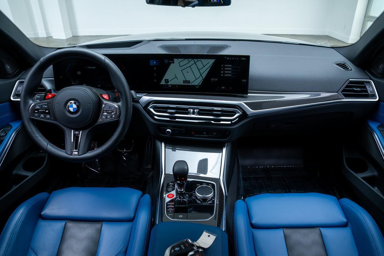 2024 BMW M3 Competition 1 Owner / M Carbon Exterior Package / Ind Frozen Portland OR