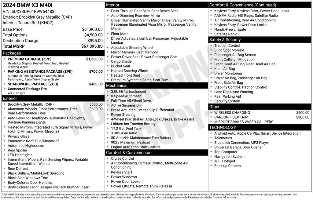 2024 BMW X3 M40i San Clemente CA
