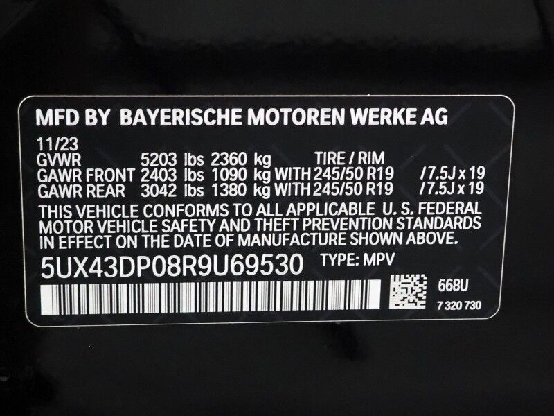 2024 BMW X3 sDrive30i *NAVIGATION, SAFETY ALERTS, BACKUP-CAMERA, COLOR TOUCHSCREEN, PANORAMA MOONROOF, HEATED SEATS, POWER LIFTGATE, COMFORT ACCESS, WIRELESS CHARGING, ANDROID & APPLE Round Rock TX