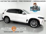 2024 BMW X5 sDrive40i *HEADS-UP DISPLAY, NAVIGATION, LIVE COCKPIT PRO, SAFETY ALERTS, 360 VIEW CAMERAS, PANORAMA MOONROOF, HEATED SEATS/STEERING, REMOTE START, HARMAN/KARDON, WIRELESS CHARGING, ANDROID & APPLE