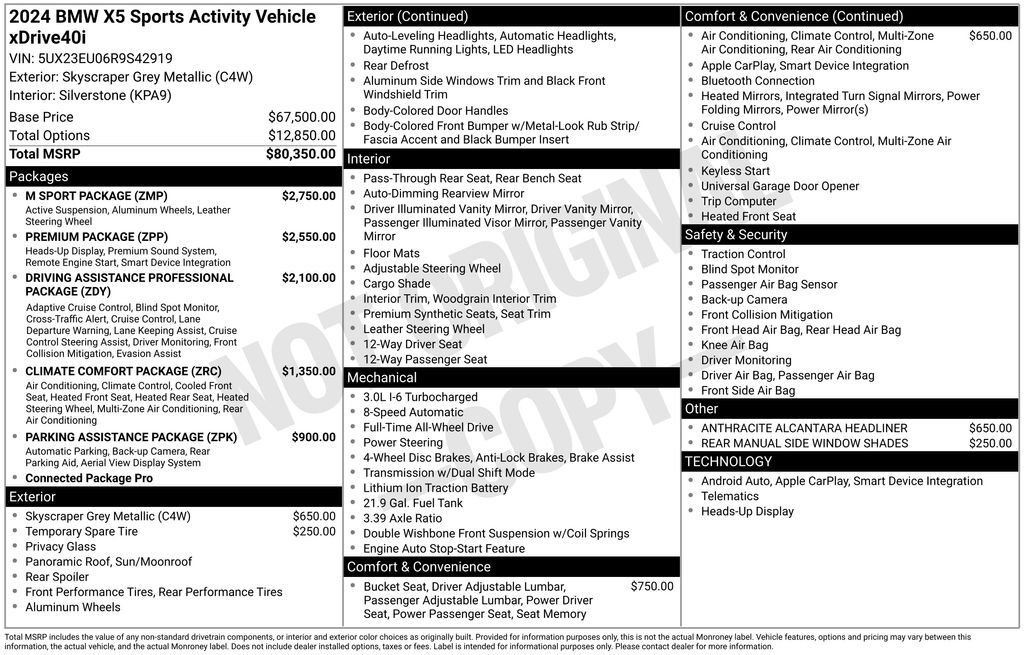 2024 BMW X5 xDrive40i San Clemente CA