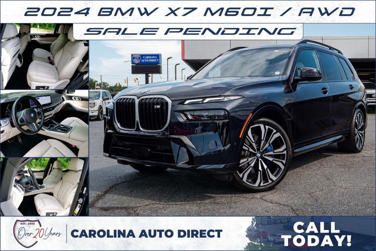 2024 BMW X7 M60i / AWD / Executive Package / Comfort Package!