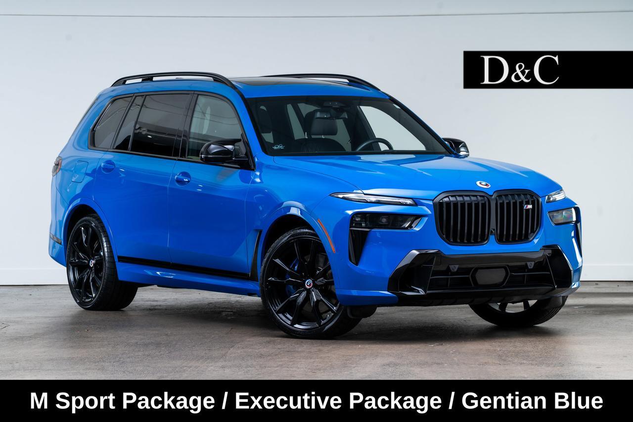 2024 BMW X7 M60i M Sport Package / Executive Package / Gentian Blue