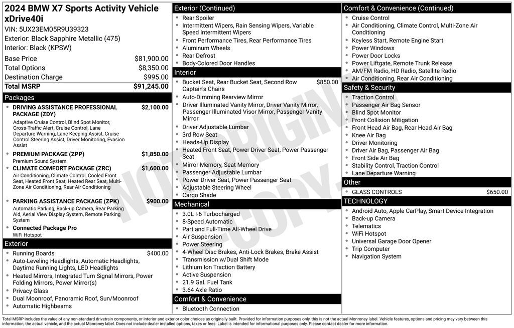 2024 BMW X7 xDrive40i San Clemente CA
