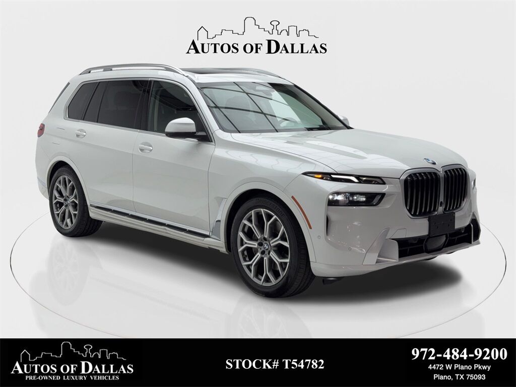 2024 BMW X7 xDrive40i X LINE,NAV,CAM,PANO,CLMT STS,HEADS UP,3R Plano TX