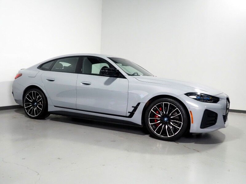 2024 BMW i4 M50 Gran Coupe AWD *DRIVING ASSIST PRO, HEADS-UP DISPLAY, NAVIGATION, SAFETY ALERTS, ADAPTIVE CRUISE, 360 CAMERAS, MOONROOF, LEATHER, CLIMATE SEATS, HEATED STEERING, ICON ADAPTIVE HEADLIGHTS, WIRELESS CHARGING, ANDROID & APPLE