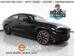 2024_BMW_i4 M50 Gran Coupe AWD_*HEADS-UP DISPLAY, NAVIGATION, SAFETY ALERTS, ADAPTIVE CRUISE, 360 CAMERAS, MOONROOF, LEATHER, HEATED SEATS/STEERING, WIRELESS CHARGING, HARMAN/KARDON, ANDROID & APPLE_ Round Rock TX
