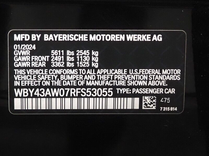 2024 BMW i4 eDrive35 Gran Coupe *HEADS-UP DISPLAY, NAVIGATION, CURVED DISPLAY, SAFETY ALERTS, 360 VIEW CAMERAS, MOONROOF, HEATED SEATS/STEERING, ICONIC SOUNDS, HARMAN/KARDON, WIRELESS CHARGING, ANDROID & APPLE Round Rock TX