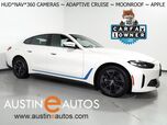 2024 BMW i4 eDrive40 Grand Coupe *DRIVING ASSIST PRO PKG, HEADS-UP DISPLAY, NAVIGATION, CURVED DISPLAY, SAFETY ALERTS, ADAPTIVE CRUISE, 360 CAMERAS, MOONROOF, HEATED SEATS/STEERING, ICONIC SOUNDS, WIRELESS CHARGING, ANDROID & APPLE