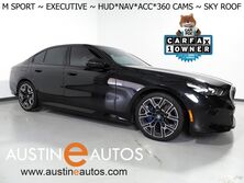 BMW i5 eDrive40 Sedan *M SPORT, EXECUTIVE PKG, HEADS-UP DISPLAY, NAVIGATION, ADAPTIVE CRUISE, SAFETY ALERTS, 360 CAMERAS, SKY LOUNGE ROOF, HEATED SEATS/STEERING, 20 INCH WHEELS, HARMAN/KARDON, ANDROID & APPLE 2024