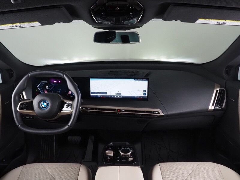 2024 BMW iX xDrive50 AWD *SPORT PKG, DRIVING ASSIST PRO, HEADS-UP DISPLAY, NAVIGATION, ADAPTIVE CRUISE, SAFETY ALERTS, 360 CAMERAS, PANO ECLIPSING MOONROOF, CLIMATE SEATS, HEATED STEERING, HARMAN/KARDON, WIRELESS CHARGING