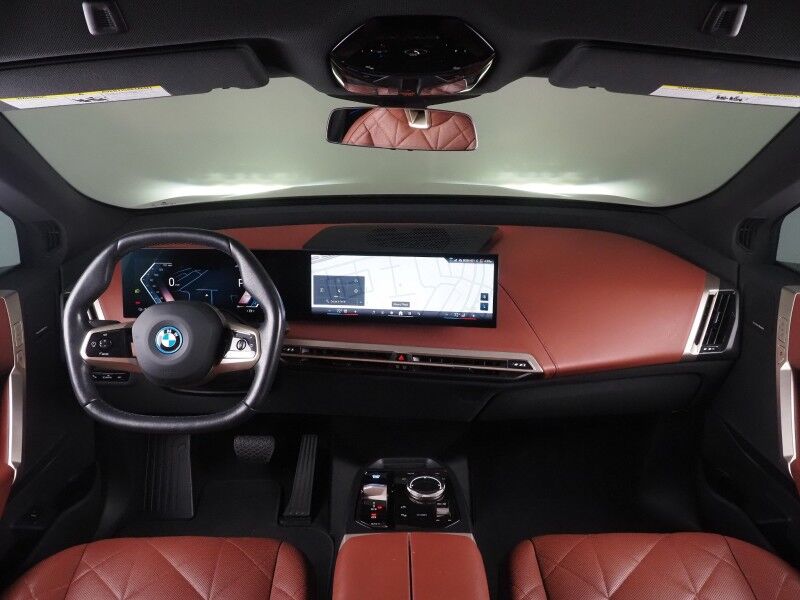 2024 BMW iX xDrive50 AWD *SPORT PKG, DRIVING ASSIST PRO, HEADS-UP DISPLAY, NAVIGATION, ADAPTIVE CRUISE, SAFETY ALERTS, 360 CAMERAS, PANO ECLIPSING MOONROOF, LEATHER, CLIMATE SEATS, 22 INCH WHEELS, HARMAN/KARDON, WIRELESS CHARGING