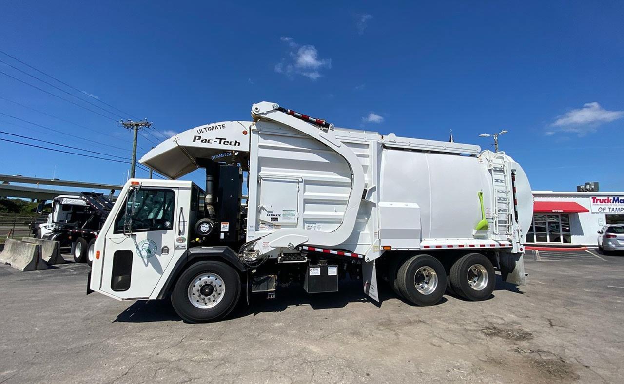 2024 Battle Motors LET 2 40 Yard Pac Tech Ultimate Front Loader Garbage Truck Tampa FL