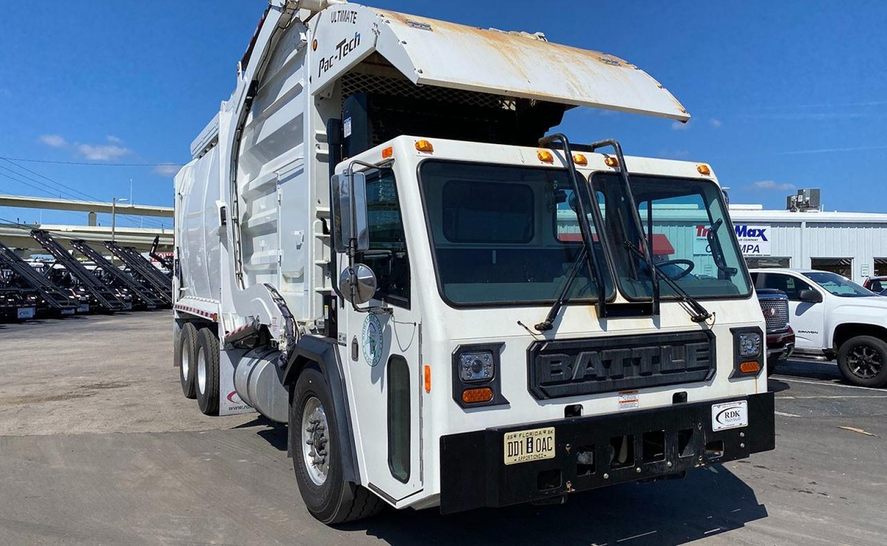2024 Battle Motors LET 2 40 Yard Pac Tech Ultimate Front Loader Garbage Truck Tampa FL