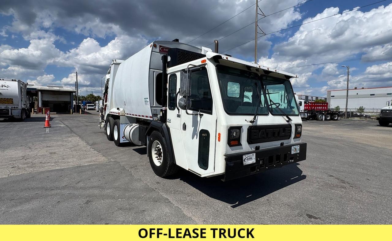 2024 Battle Motors LET2 25 yd Pac Tech Rear Loader Garbage Truck