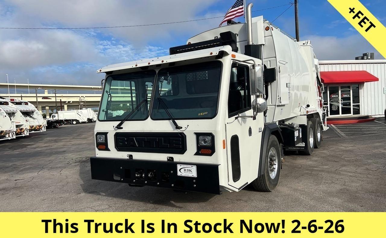 2024 Battle Motors LET2 28yd Pac Tech Rear Loader Garbage Truck