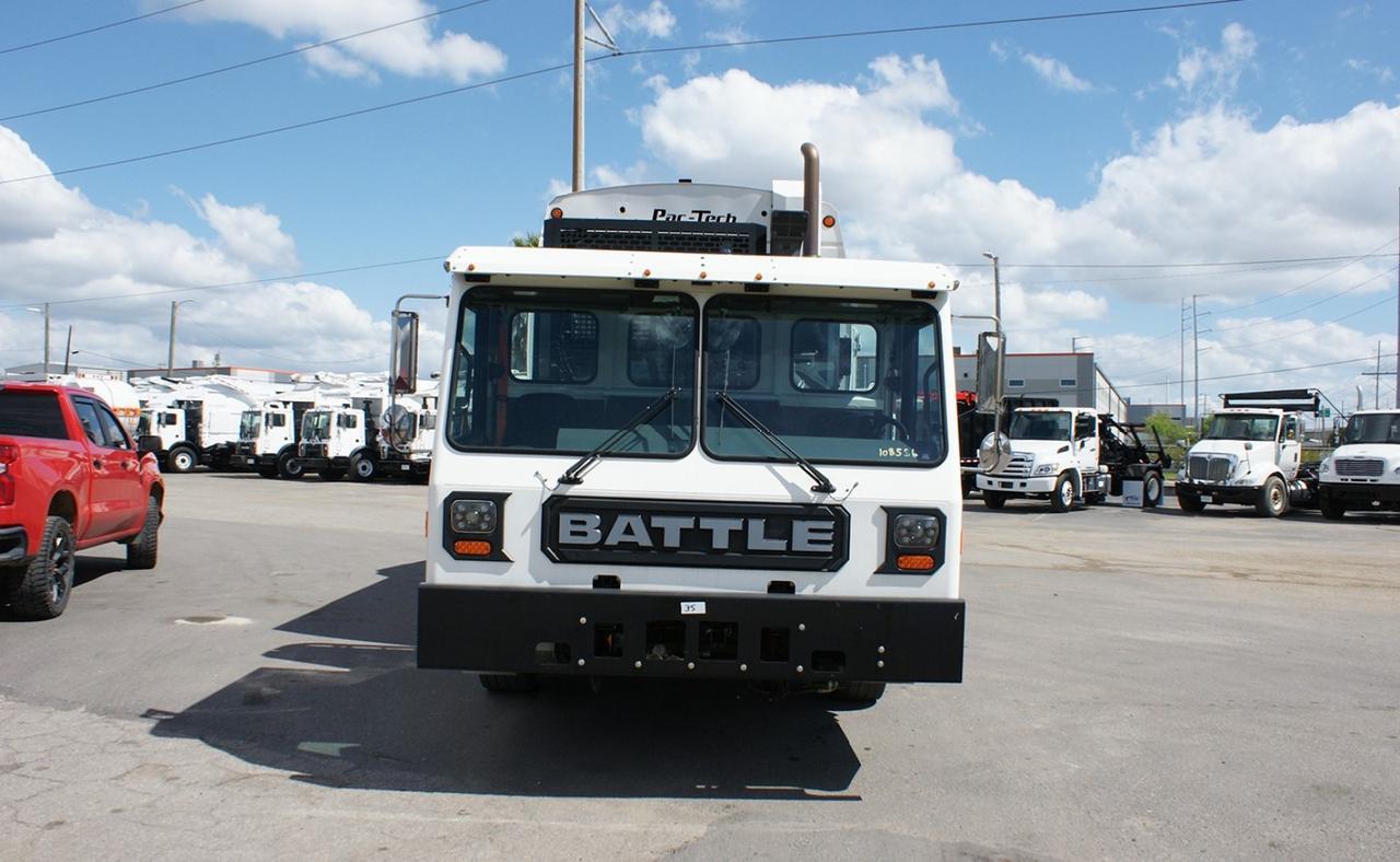 2024 Battle Motors LET2 28yd Pac Tech Rear Loader Garbage Truck Tampa FL