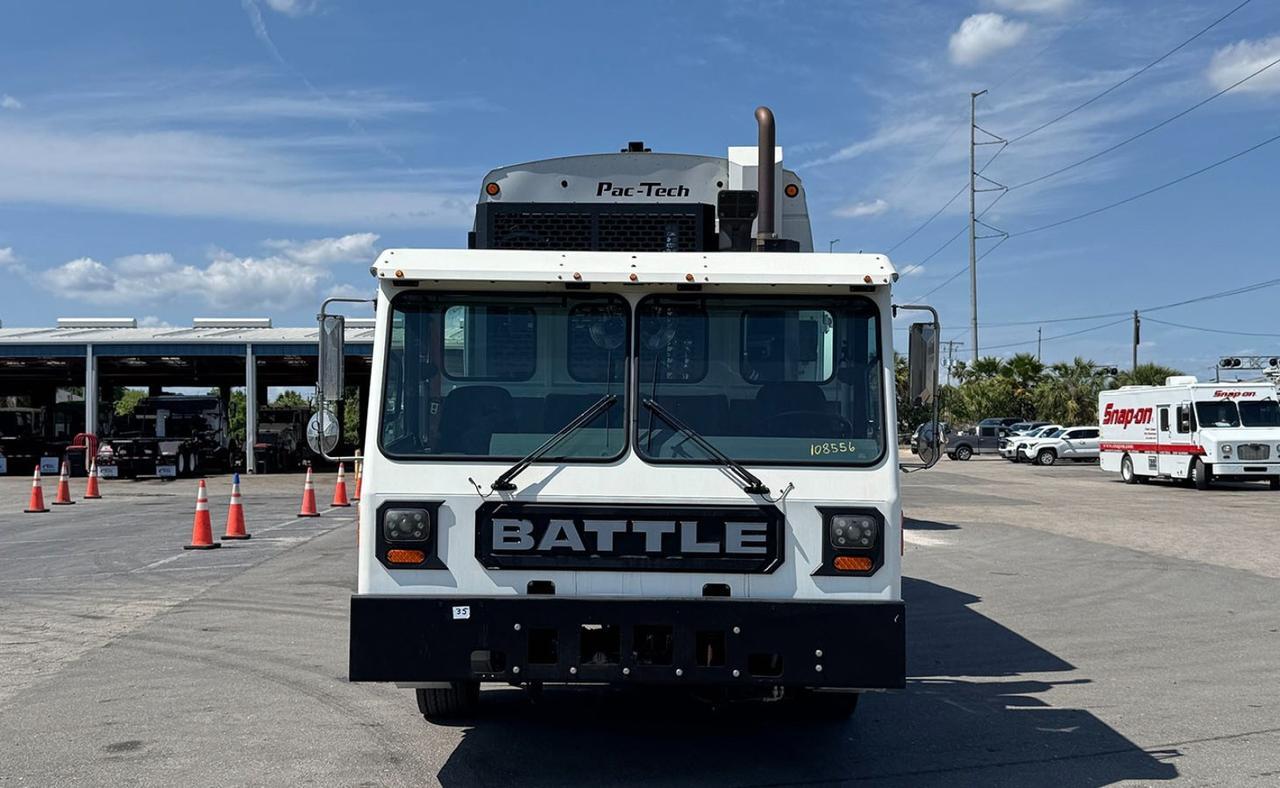 2024 Battle Motors LET2 28yd Pac Tech Rear Loader Garbage Truck