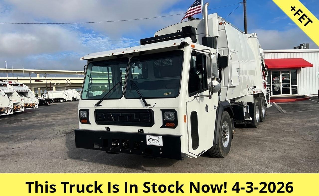 2024 Battle Motors LET2 28yd Pac Tech Rear Loader Garbage Truck Tampa FL