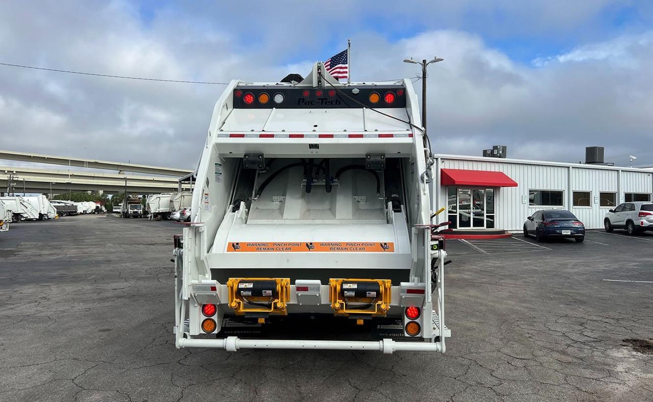 2024 Battle Motors LET2 28yd Pac Tech Rear Loader Garbage Truck Tampa FL
