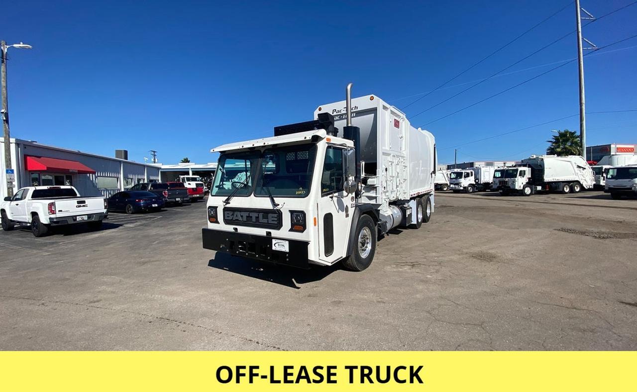 2024 Battle Motors LET2 31 Yard Pac Tech Side Loader Garbage Truck