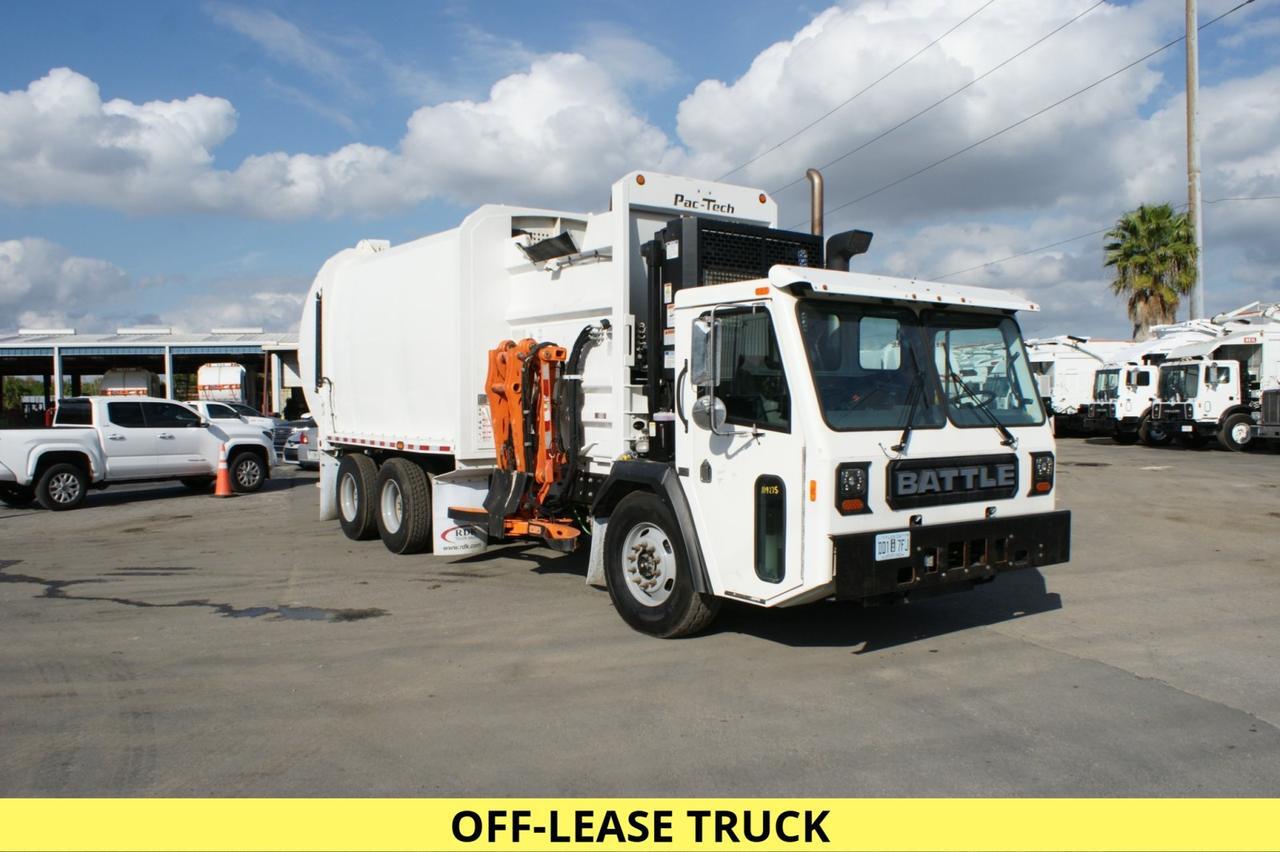 2024 Battle Motors LET2 31 yard Pac-Tech Side Loader Garbage Truck