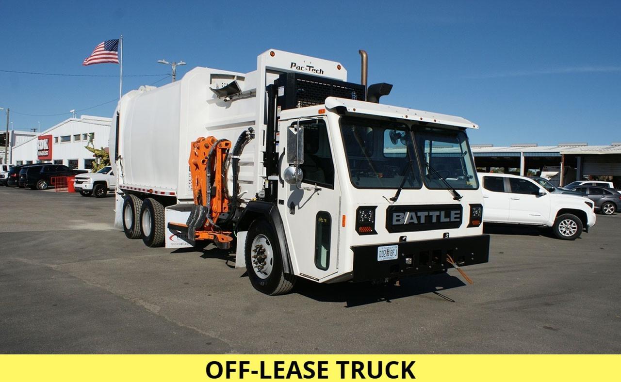 2024 Battle Motors LET2 31 yard Pac-Tech Side Loader Garbage Truck