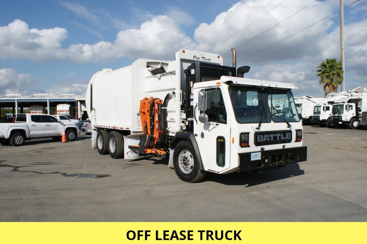 2024 Battle Motors LET2 31 yard Pac Tech Side Loader Garbage Truck Tampa FL
