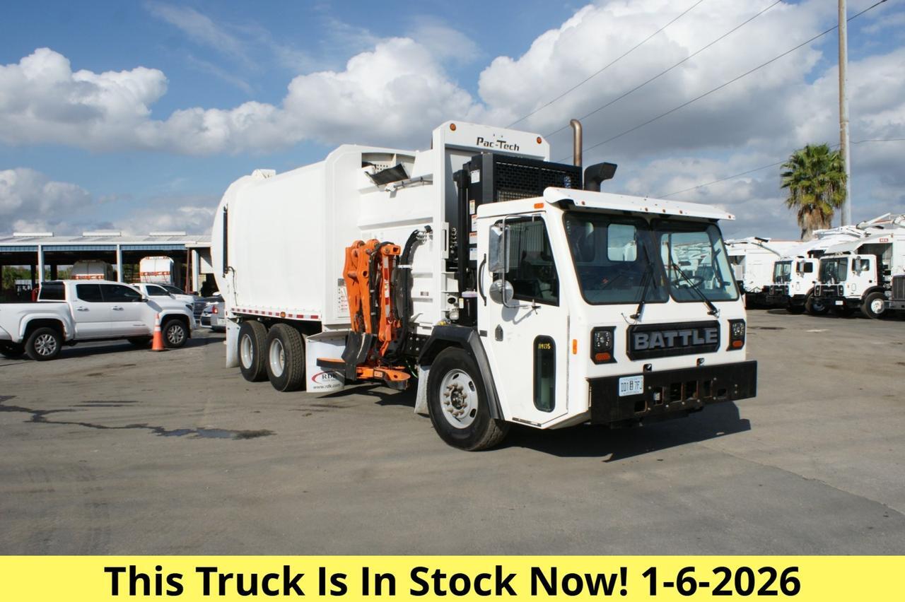 2024 Battle Motors LET2 31 yard Pac Tech Side Loader Garbage Truck