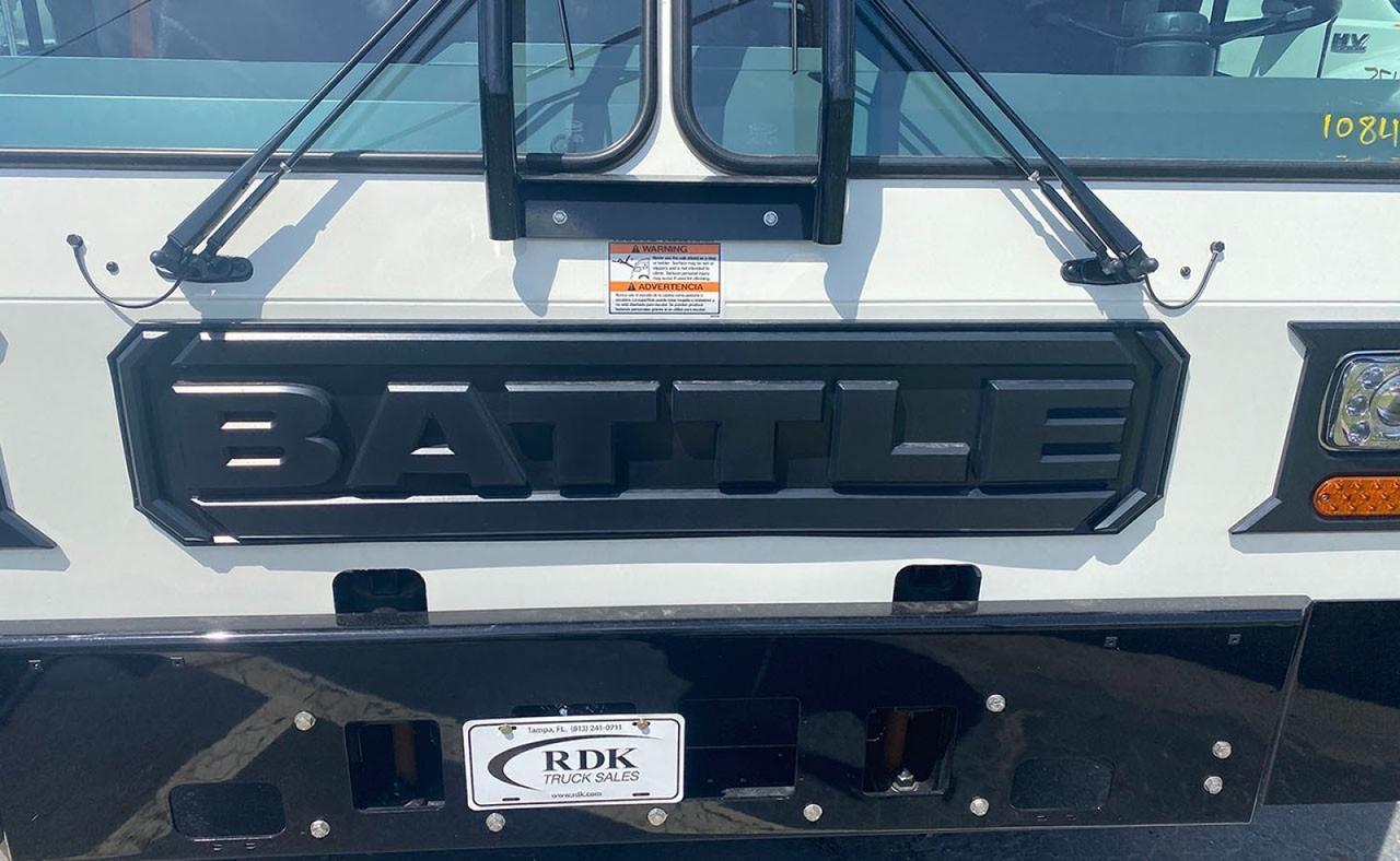 2024 Battle Motors LET2 40 - 43 yard Pac Tech Front Loader Garbage Truck