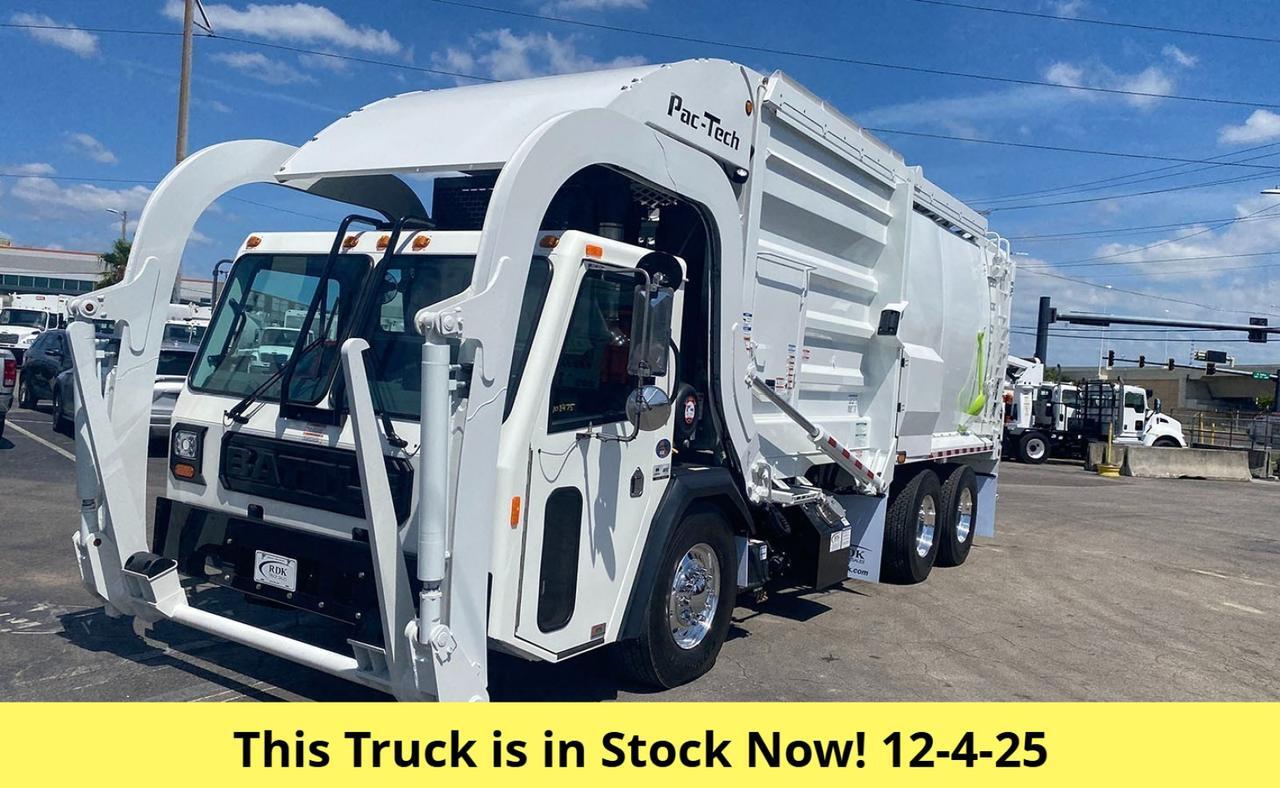 2024 Battle Motors LET2 40 yd Pac Tech Front Loader Garbage Truck