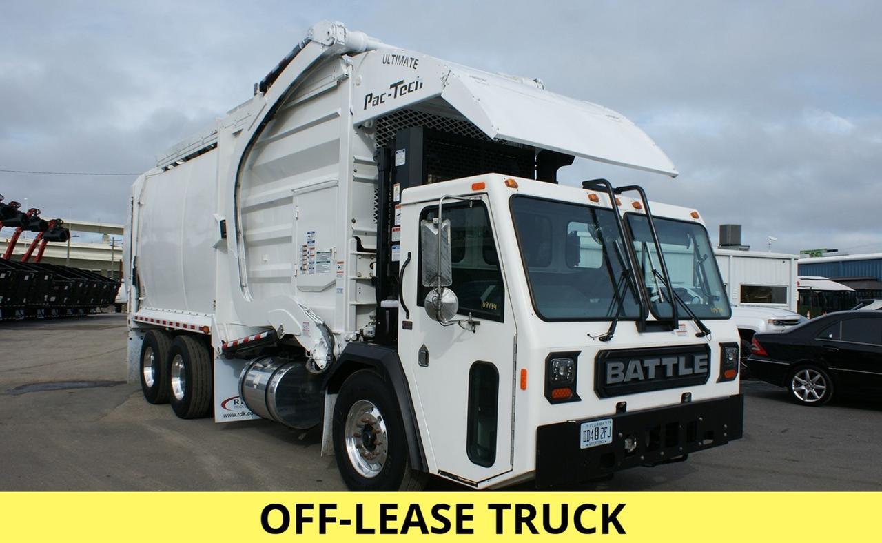 2024 Battle Motors LET2 43 yard Pac-Tech Front Loader Garbage Truck