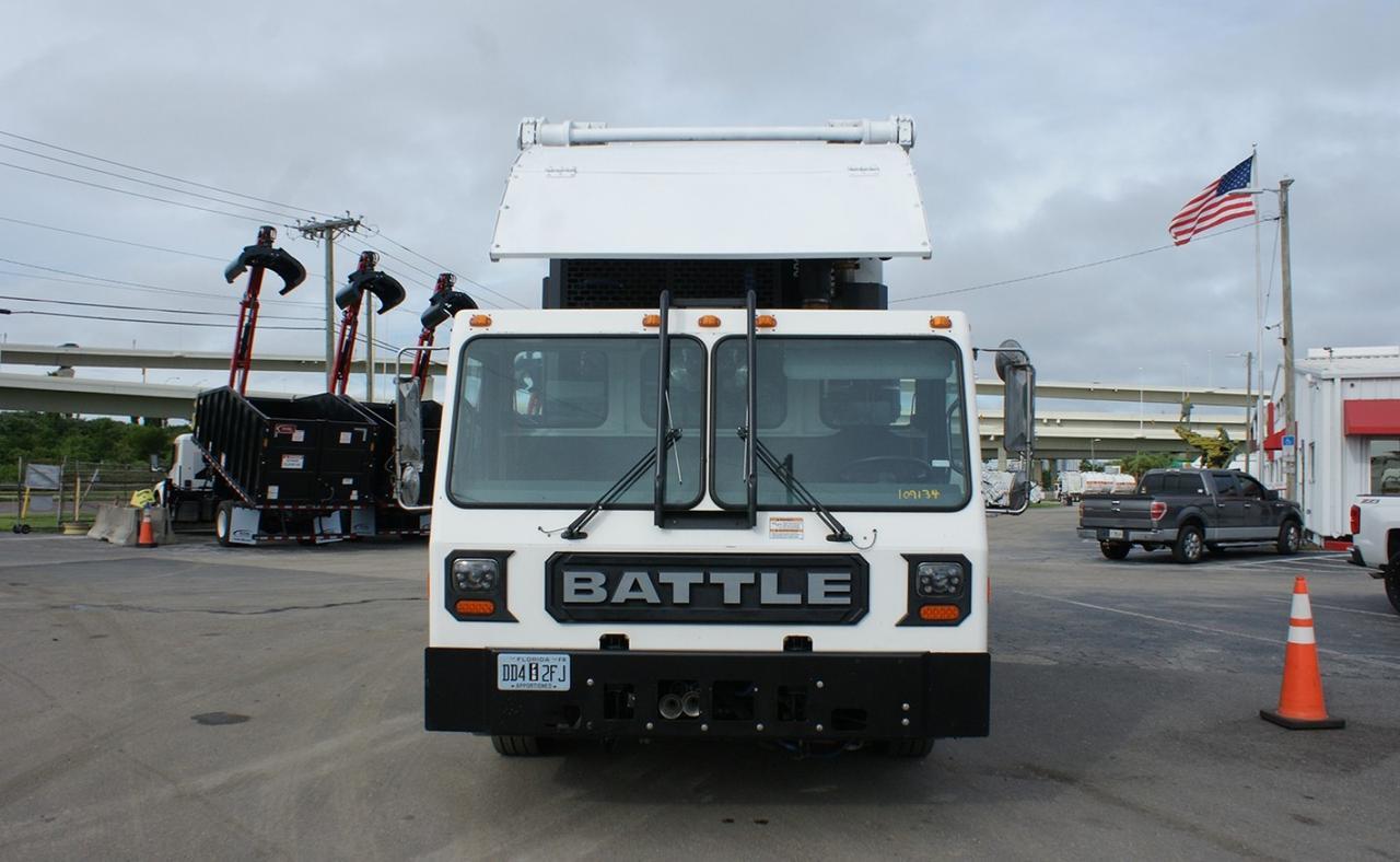 2024 Battle Motors LET2 43 yd Pac Tech Front Loader Garbage Truck Tampa FL