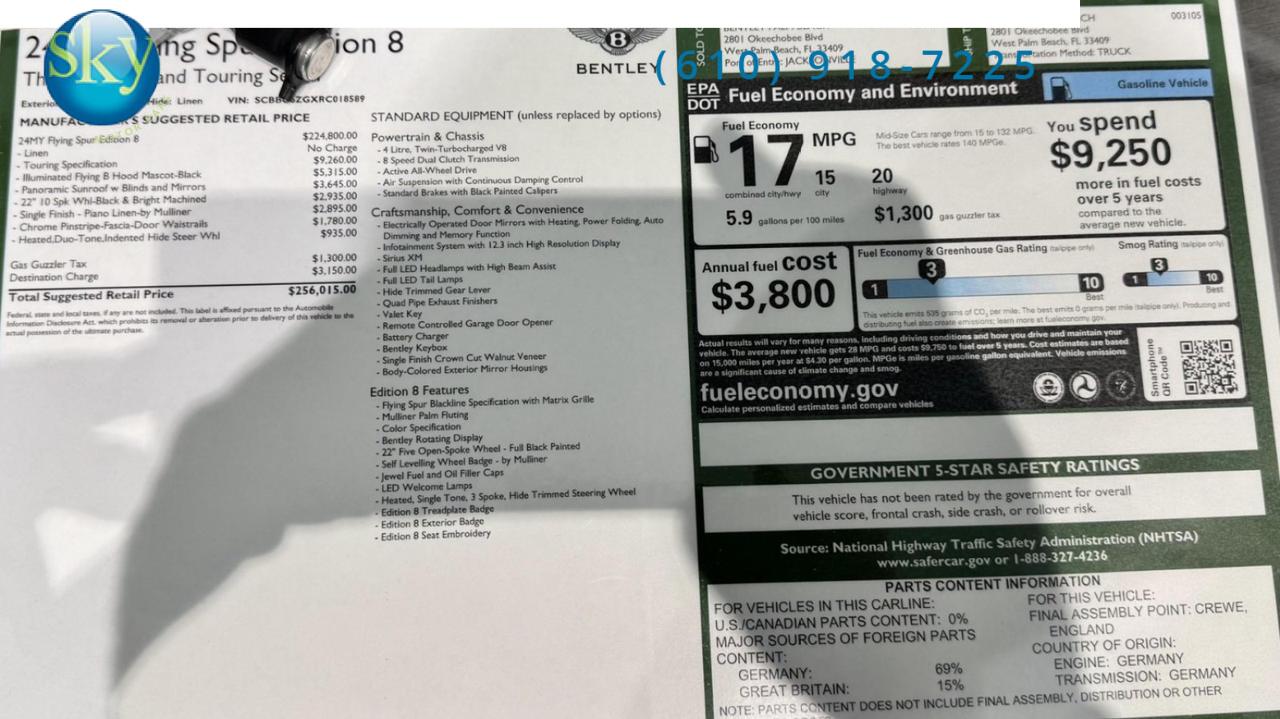 2024 Bentley Flying Spur Edition 8 West Chester PA