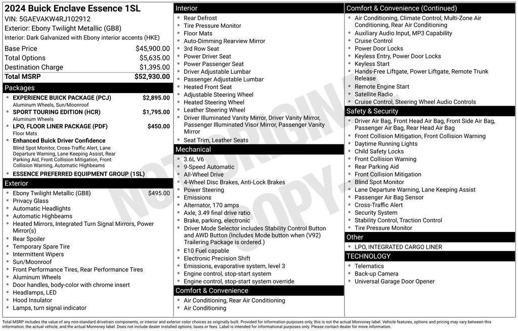 2024 Buick Enclave Essence Akron OH