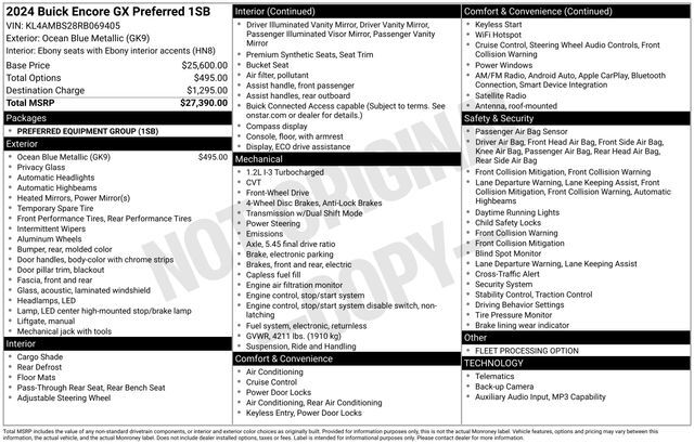 2024 Buick Encore GX Preferred Raleigh NC