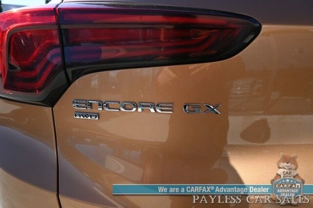 2024 Buick Encore GX Sport Touring / AWD / Driver Confidence Pkg / Premium Leather Seats / Lane Departure & Blind Spot Alert / Apple CarPlay & Android Auto / Back Up Camera / Keyless Entry & Start / Cruise Control / 28 MPG / 1-Owner Anchorage AK